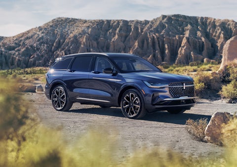 A 2024 Lincoln Nautilus® SUV is parked in a desert national park. | Ed Morse Lincoln in Muscatine IA