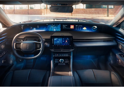 The panoramic display is shown in a 2024 Lincoln Nautilus® SUV. | Ed Morse Lincoln in Muscatine IA